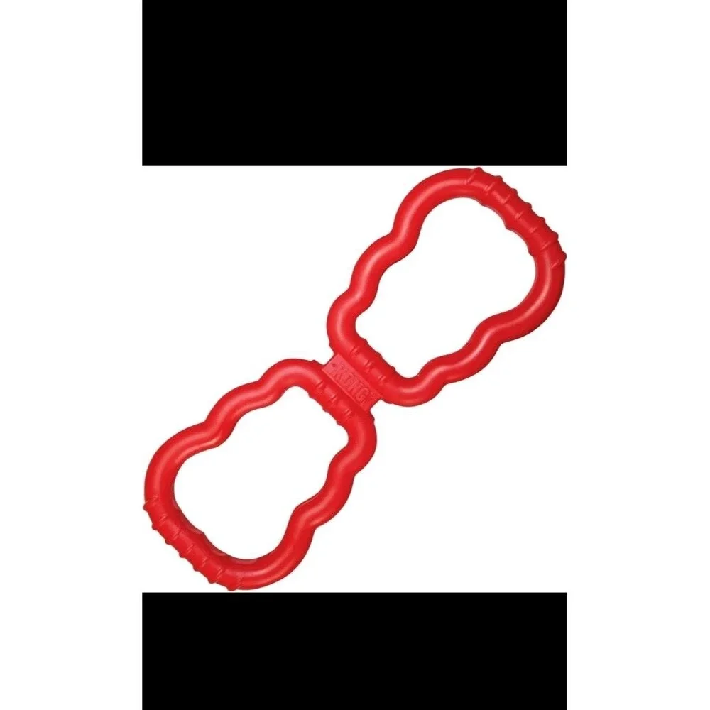 KONG Tug Toy, Natural Rubber Dog Toy for Tug of War